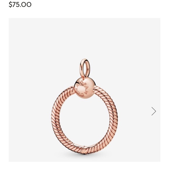 Pandora rose gold holder with charms - Picture 7 of 7